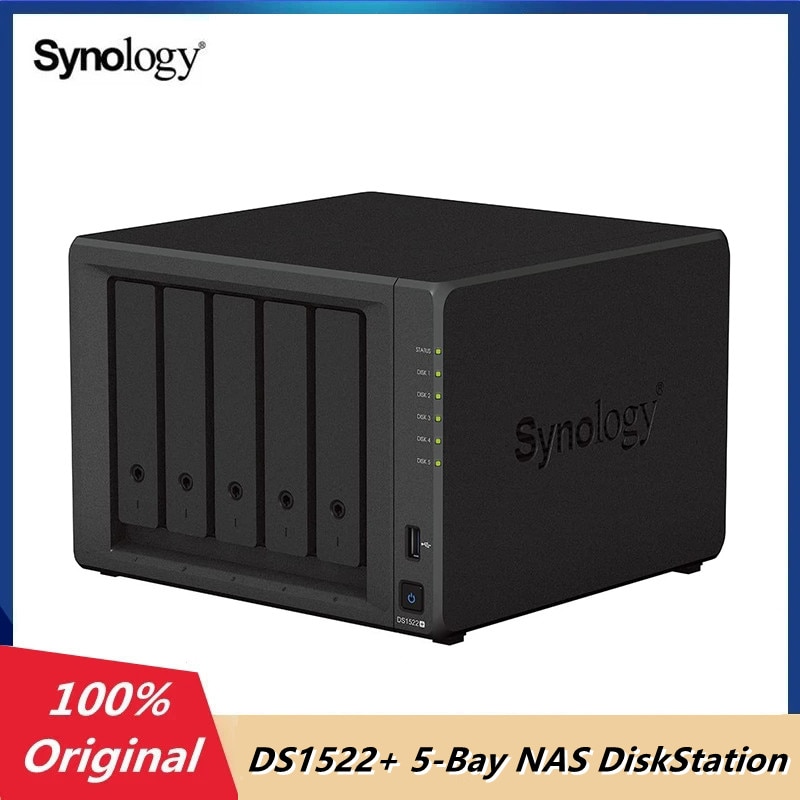  Synology DS1522 + 5  NAS ũ ̼ Ʈũ 丮 ,   Ŭ   ũ, 8GB RAM (ũ)